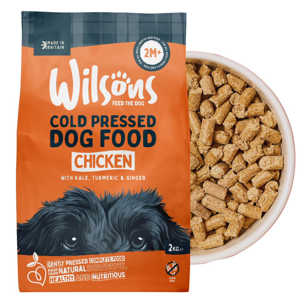 Cold Pressed Dog Food Dry Chicken, Lamb Scottish Salmon