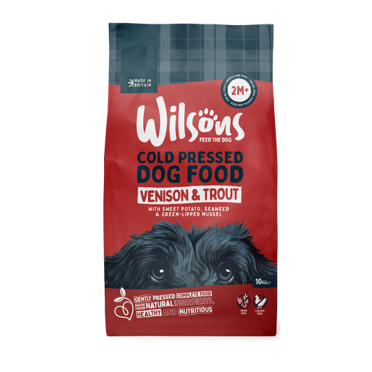 Venison & Trout Premium British Cold Pressed Dog Food
