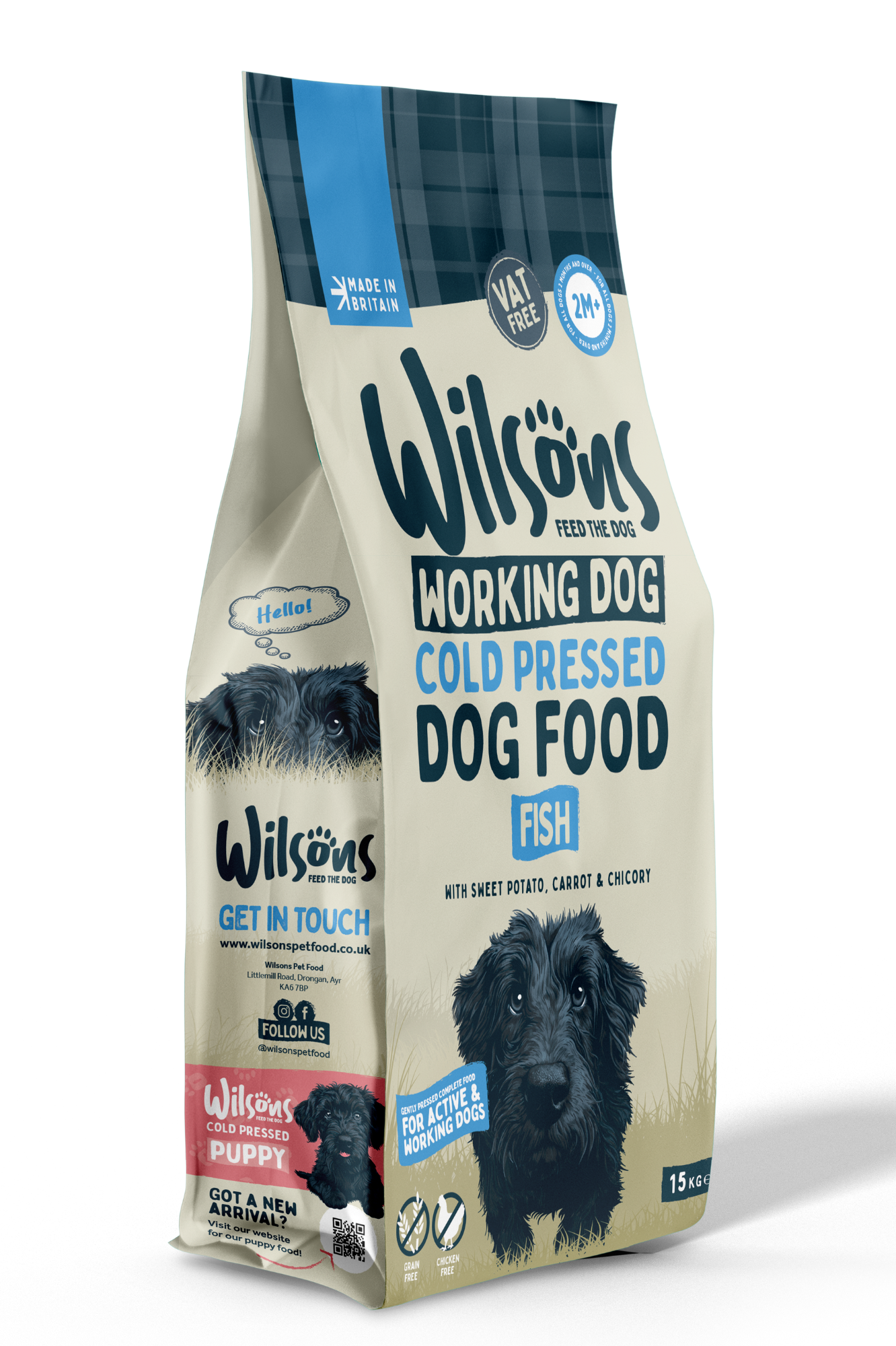 Fish Cold Pressed Working Dog Food