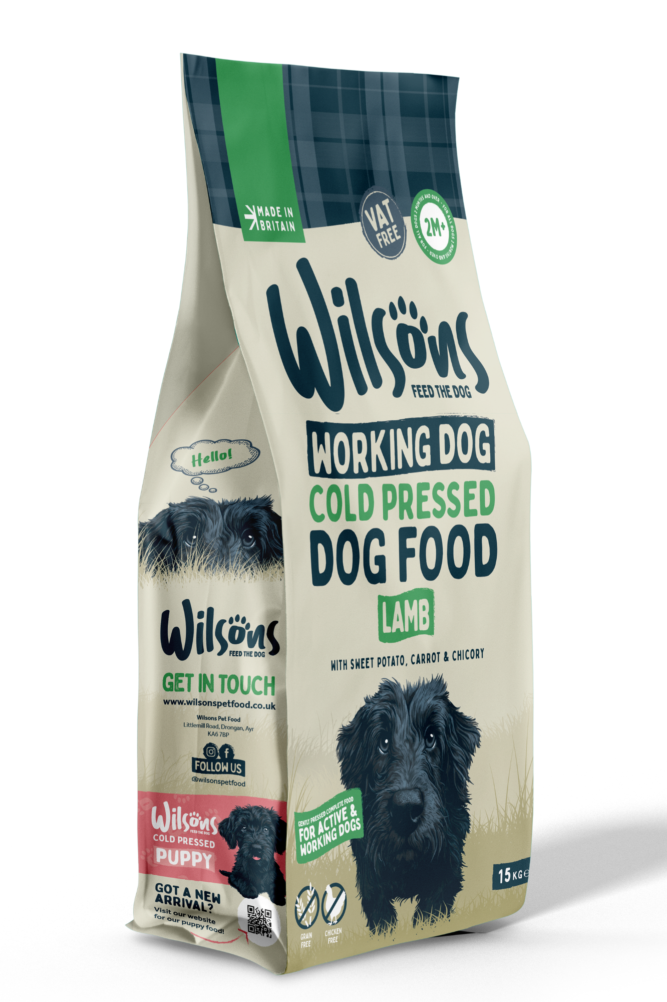 Lamb Cold Pressed Working Dog Food
