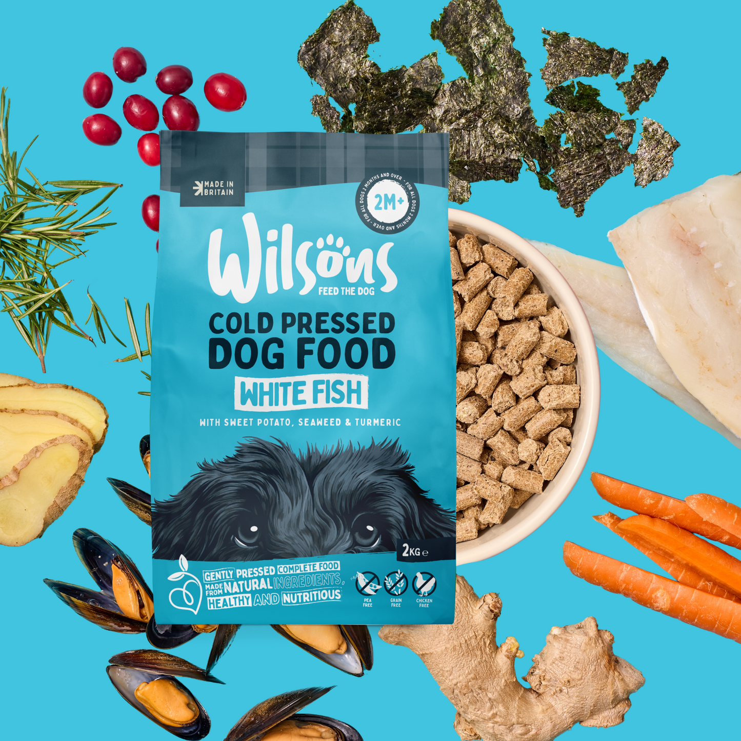 White Fish Premium Cold Pressed Dog Food