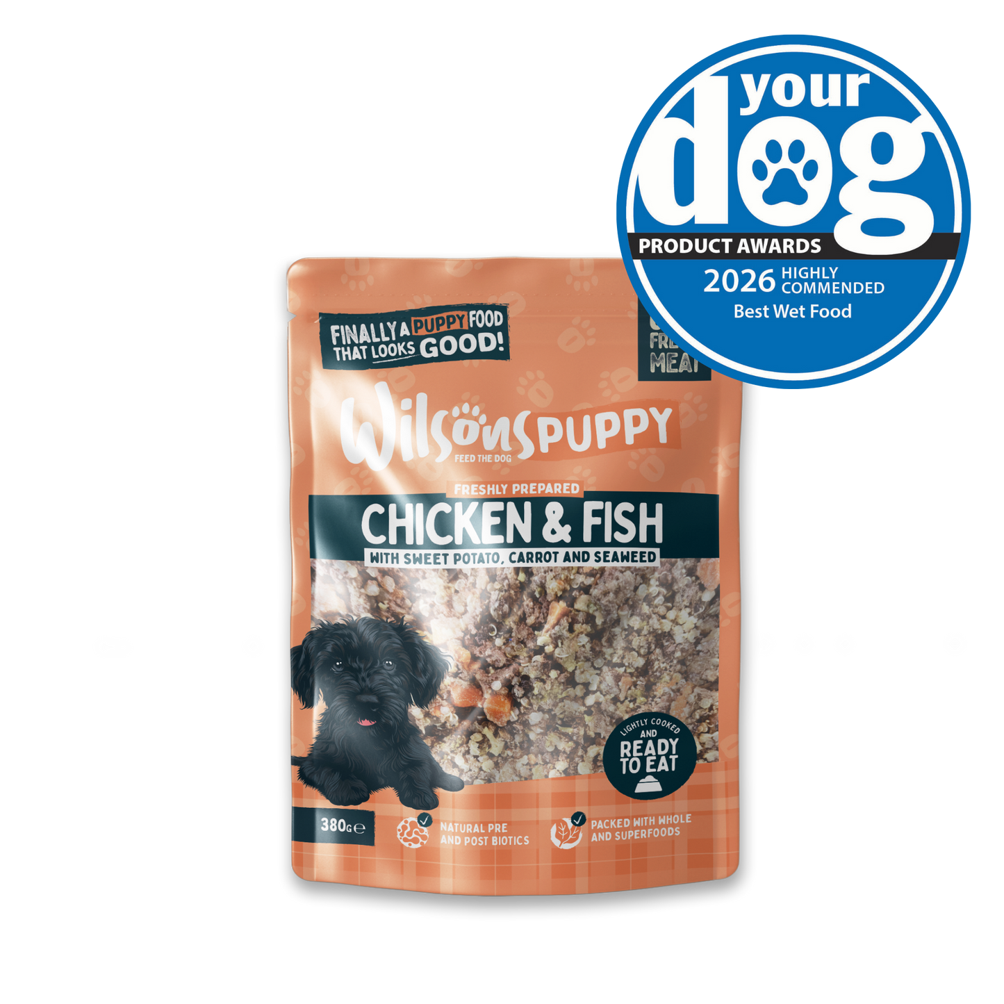 Puppy Chicken and Fish Fresh Dog Food
