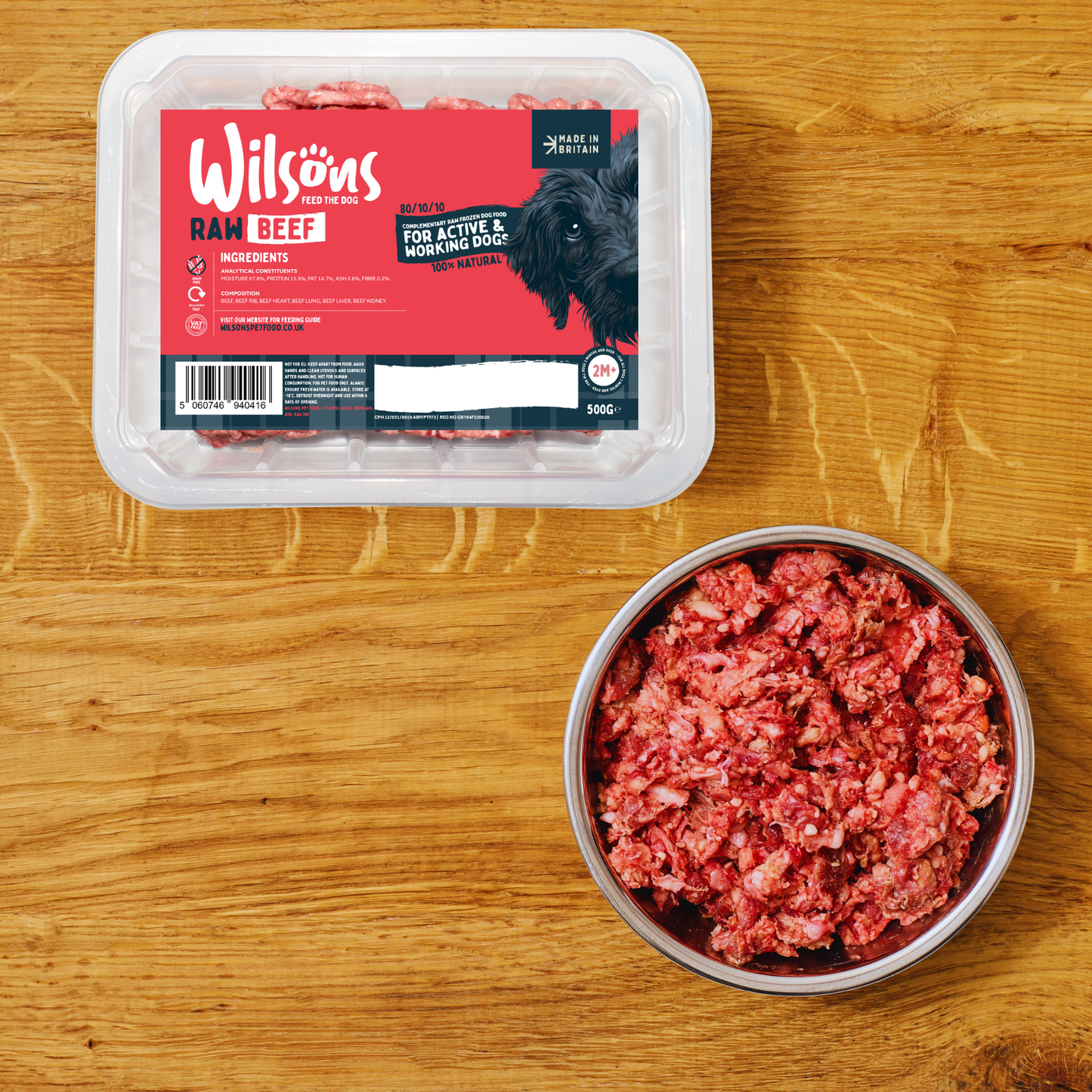 Variety 80/10/10 Raw Frozen Dog Food
