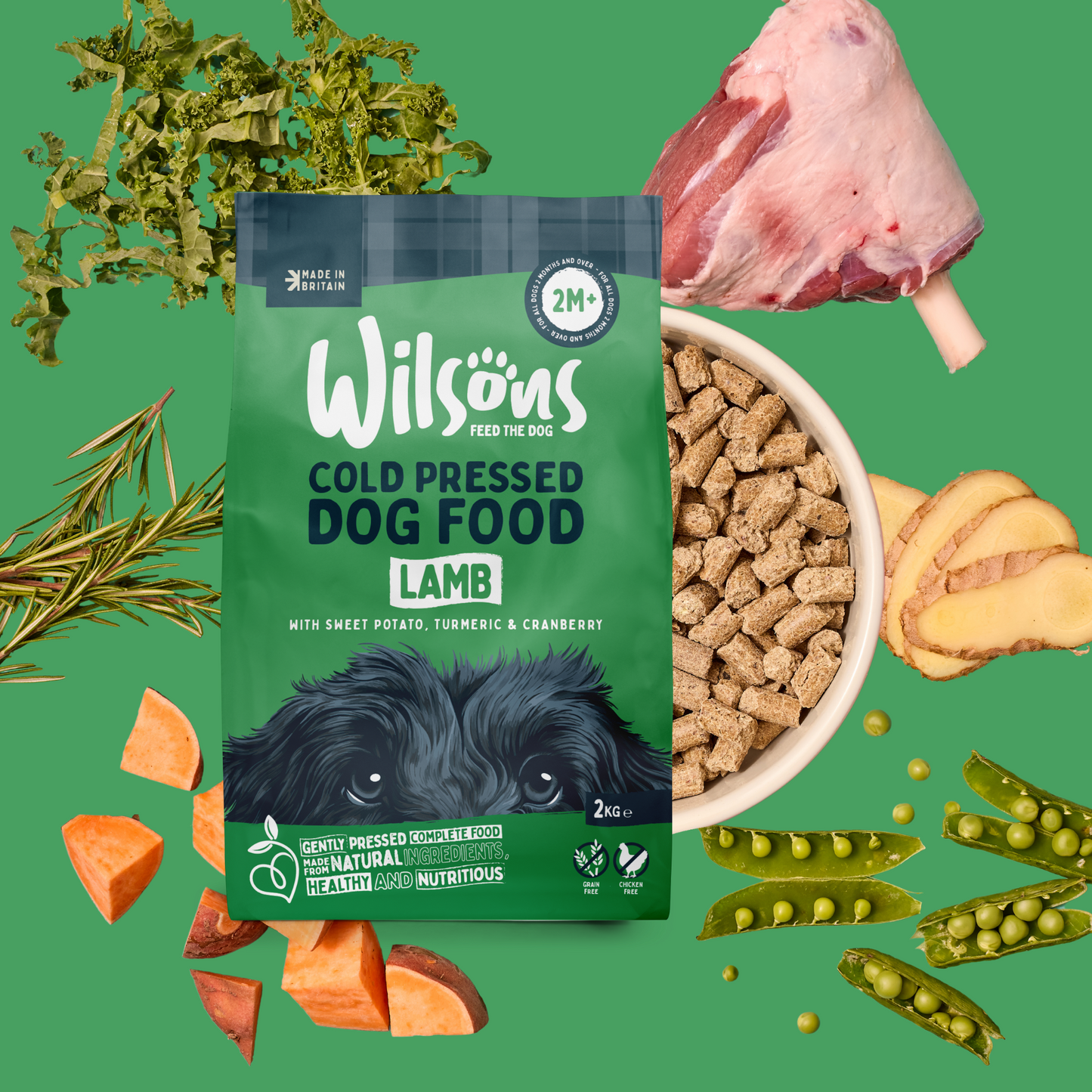 Lamb Premium British Cold Pressed Dog Food