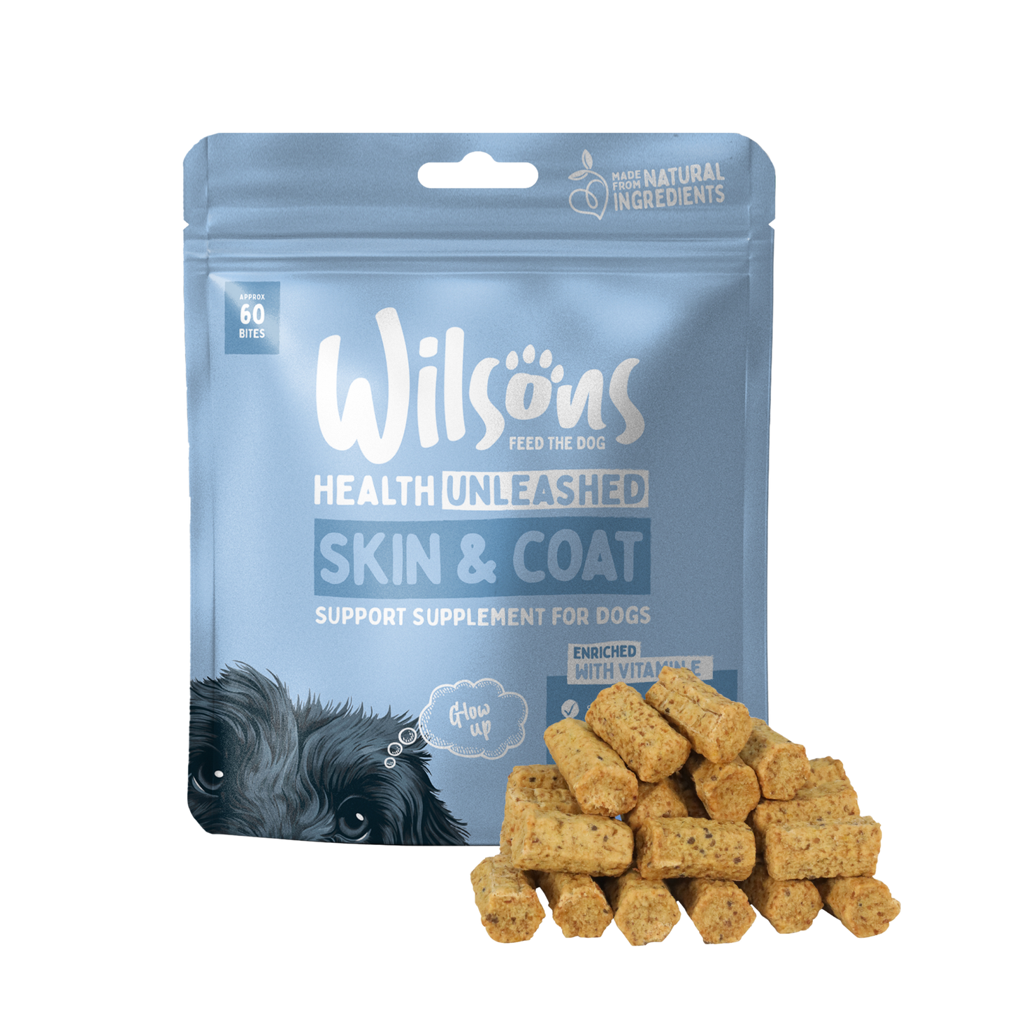 Skin and Coat Support Supplement for Dogs