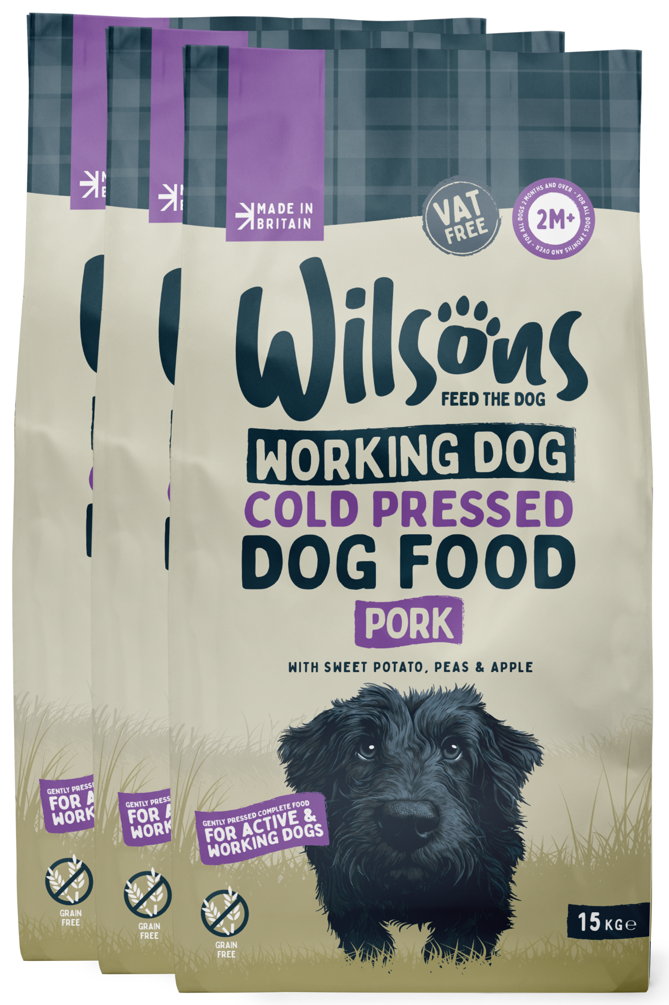 Pork Cold Pressed Working Dog Food