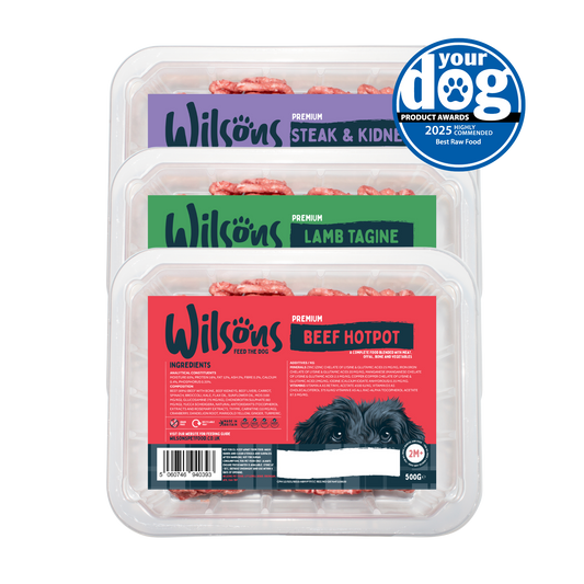 Variety Beef and Lamb Premium Complete Raw Frozen Dog Food