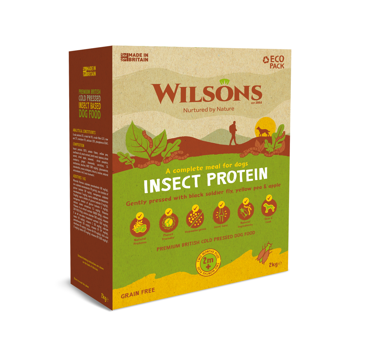 Insect Protein Premium Cold Pressed Dog Food