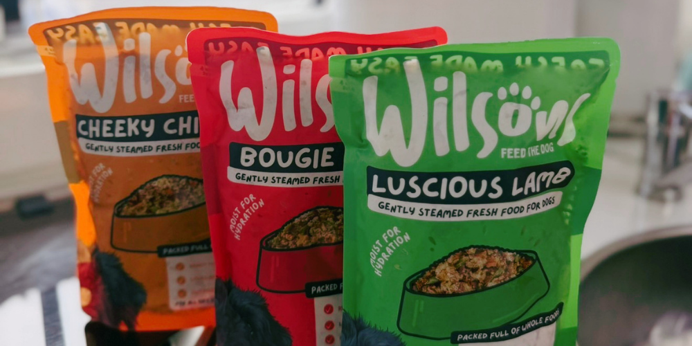 "Is there a fresh dog food that can be kept in the cupboard?"