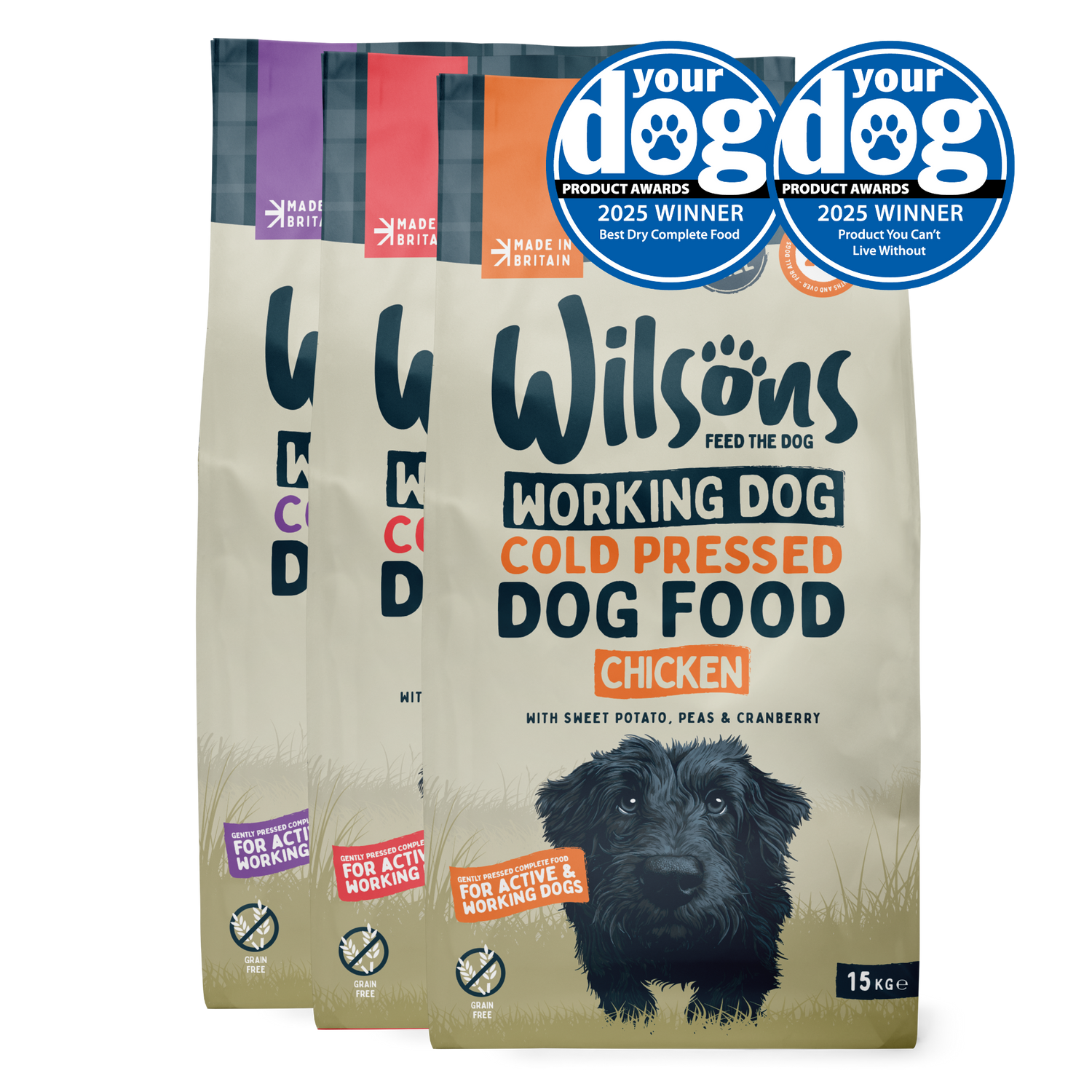 Cold Pressed Working Dog Food