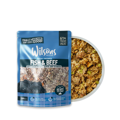 Fish and Beef Fresh Dog Food