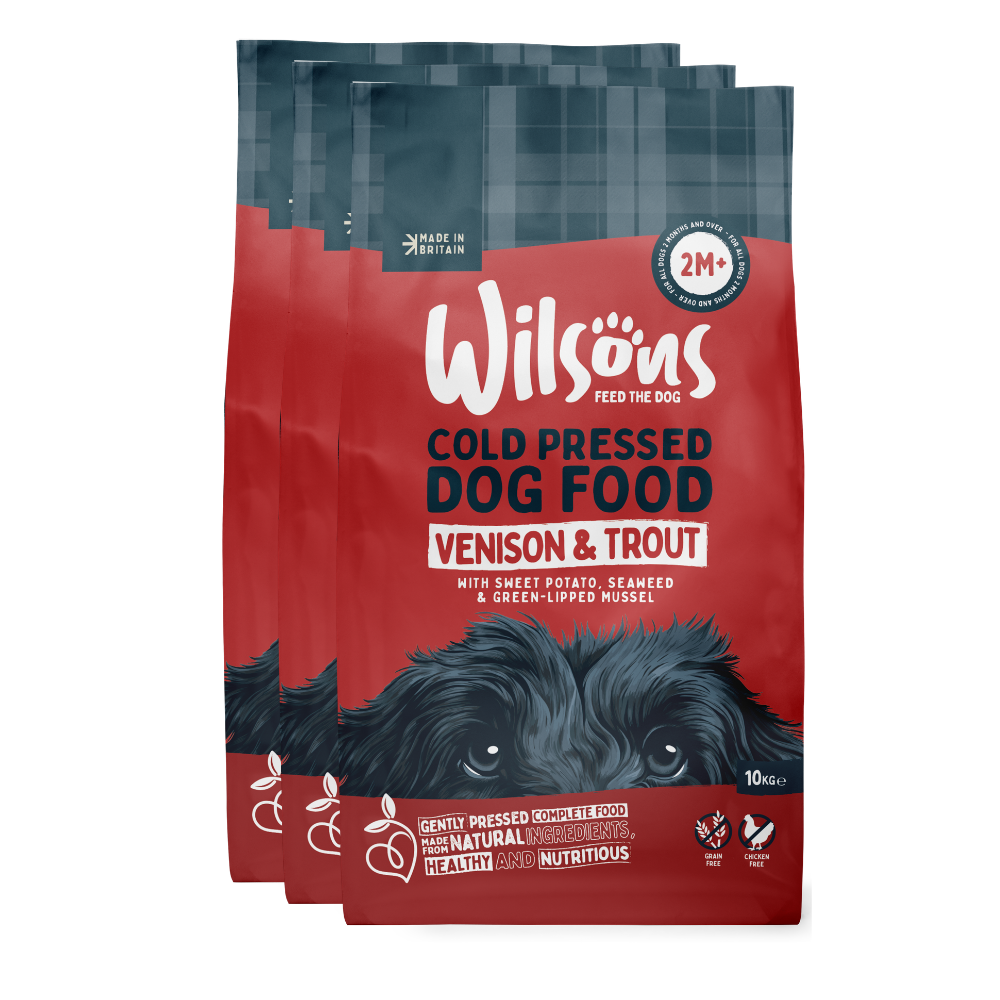 Venison & Trout Premium British Cold Pressed Dog Food