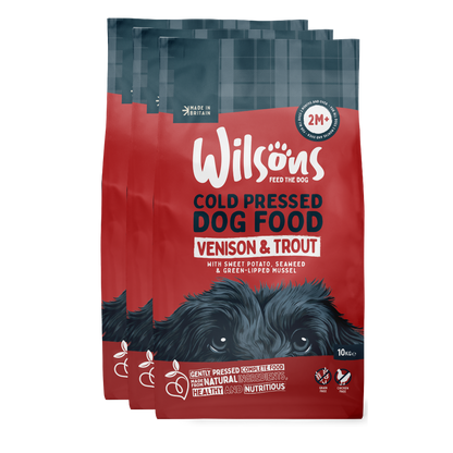 Venison & Trout Premium British Cold Pressed Dog Food