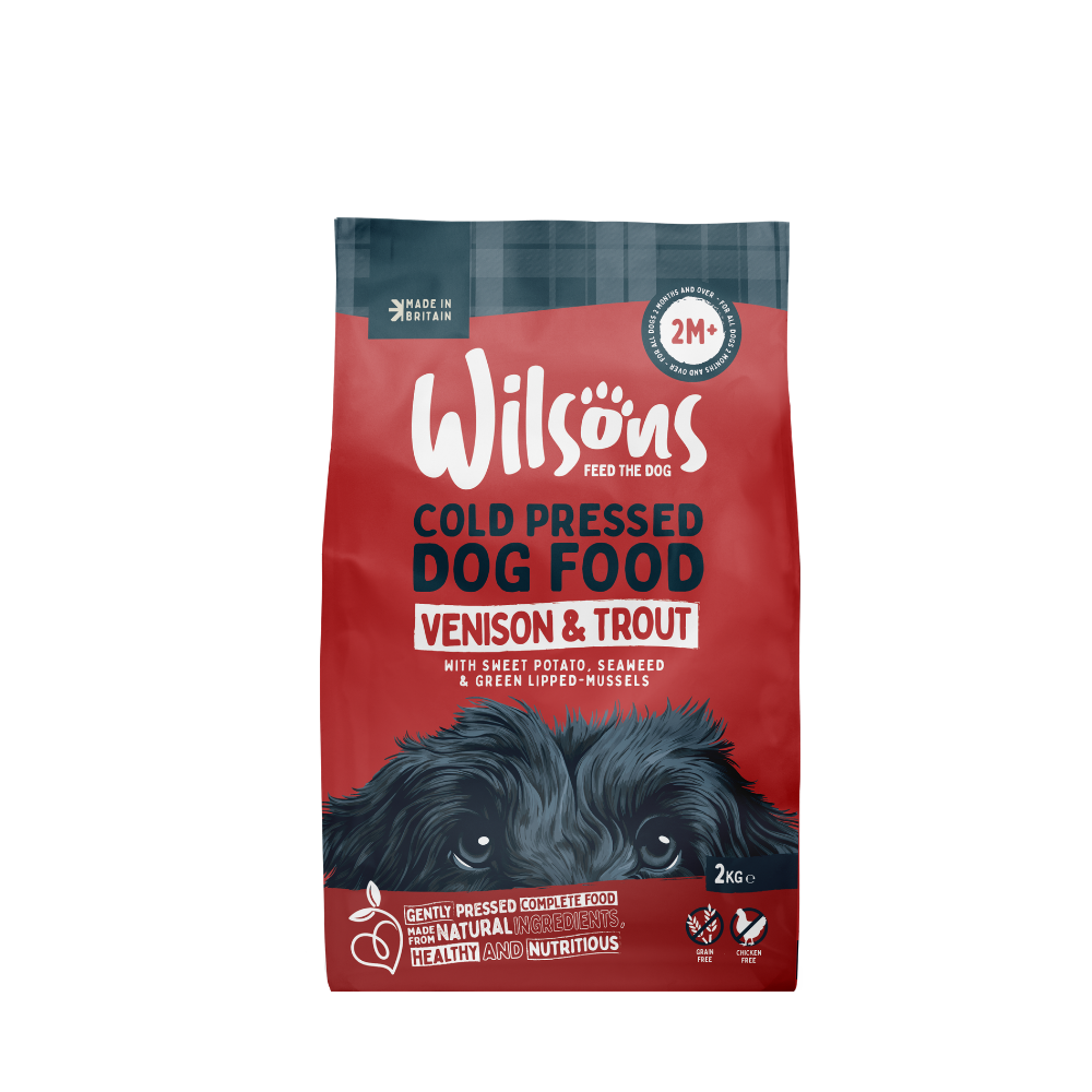 Venison & Trout Premium British Cold Pressed Dog Food