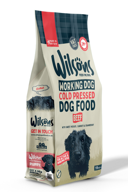 Beef Cold Pressed Working Dog Food