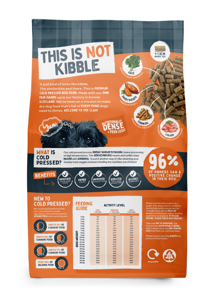 Chicken Premium British Cold Pressed Dog Food