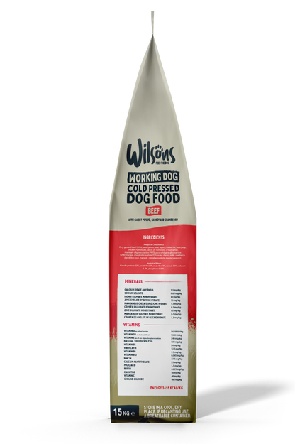 Beef Cold Pressed Working Dog Food