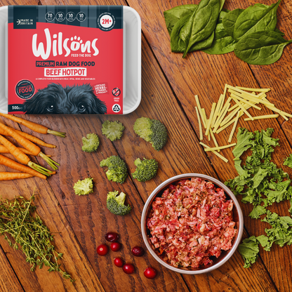 Beef Hot Pot Premium Complete Raw Frozen Dog Food