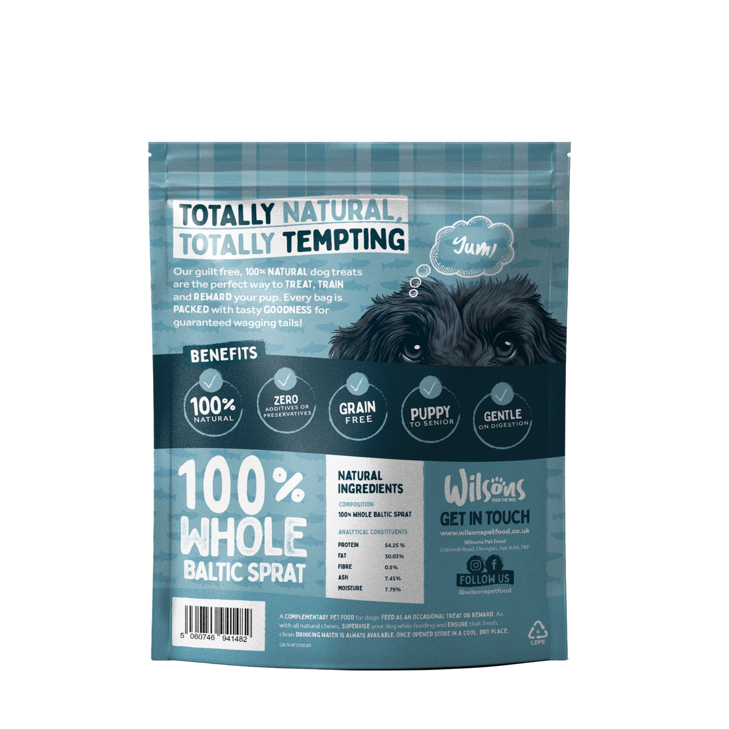 Baltic Sprats Natural Dog Treats