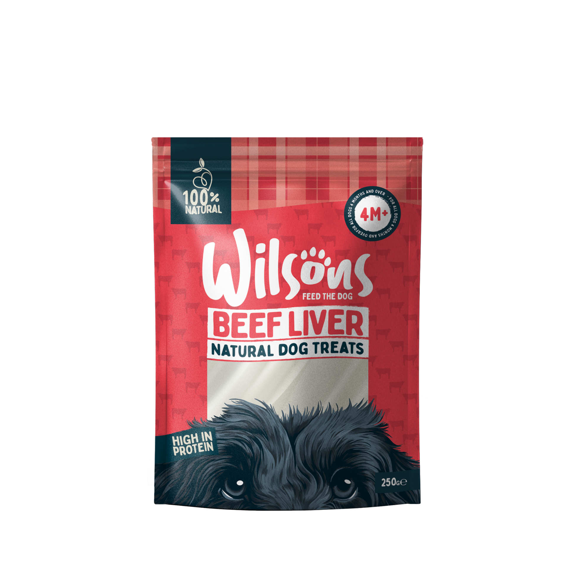 Beef Liver Natural Dog Treats 250g Bag