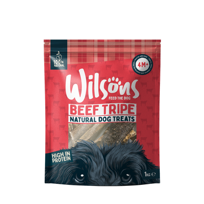 Wilsons Beef Tripe Treats For Dogs Guilt-Free Dog Treats