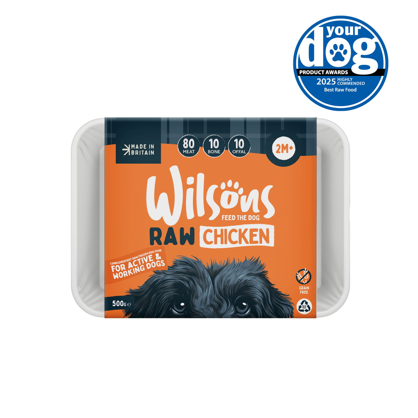 Wilsons Chicken Raw Frozen 80 10 10 Dog Food Tailor To Your Dog Wilsons Pet Food