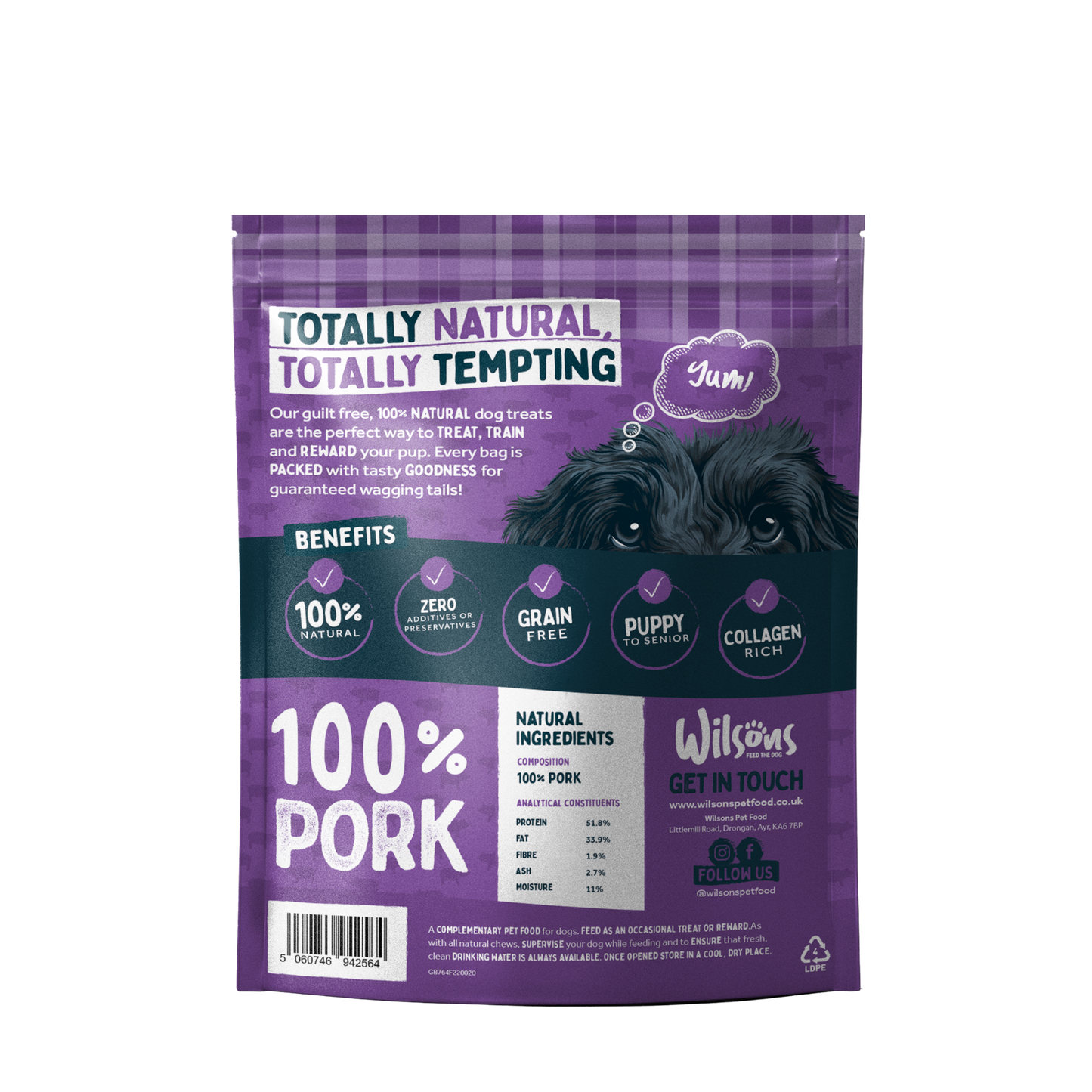 Porky Bites Natural Dog Treats