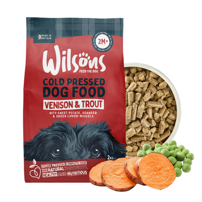 Venison & Trout Premium British Cold Pressed Dog Food
