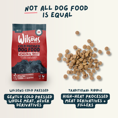 Venison & Trout Premium British Cold Pressed Dog Food