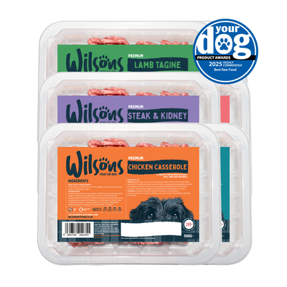 Variety Premium Complete Raw Frozen Dog Food