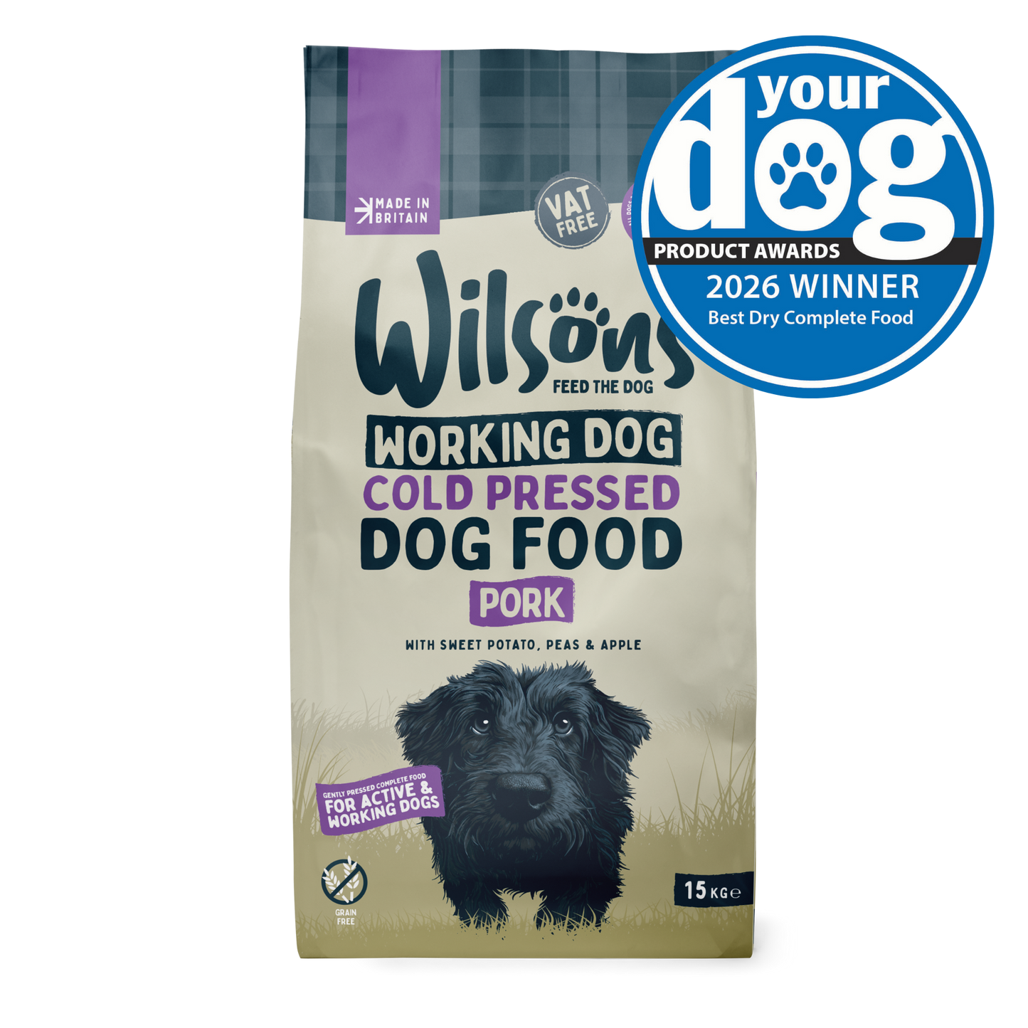Pork Cold Pressed Working Dog Food