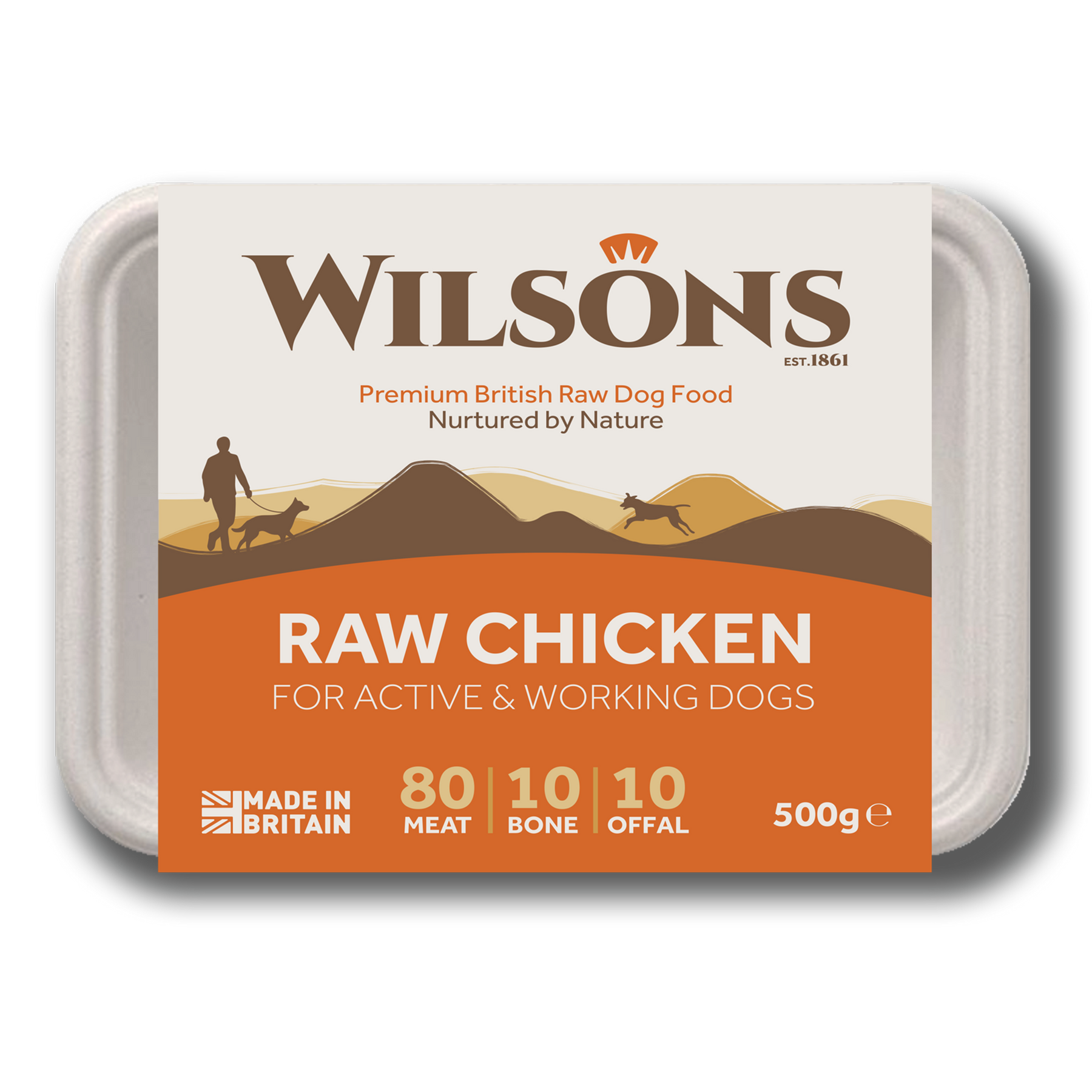 Chicken Core Raw Frozen Dog Food Made in the UK Wilsons Pet Food