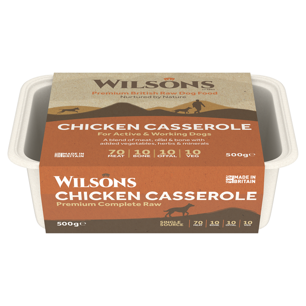 Buy Chicken Dog Food Raw Frozen, Cold Pressed & Treats Wilsons Pet Food