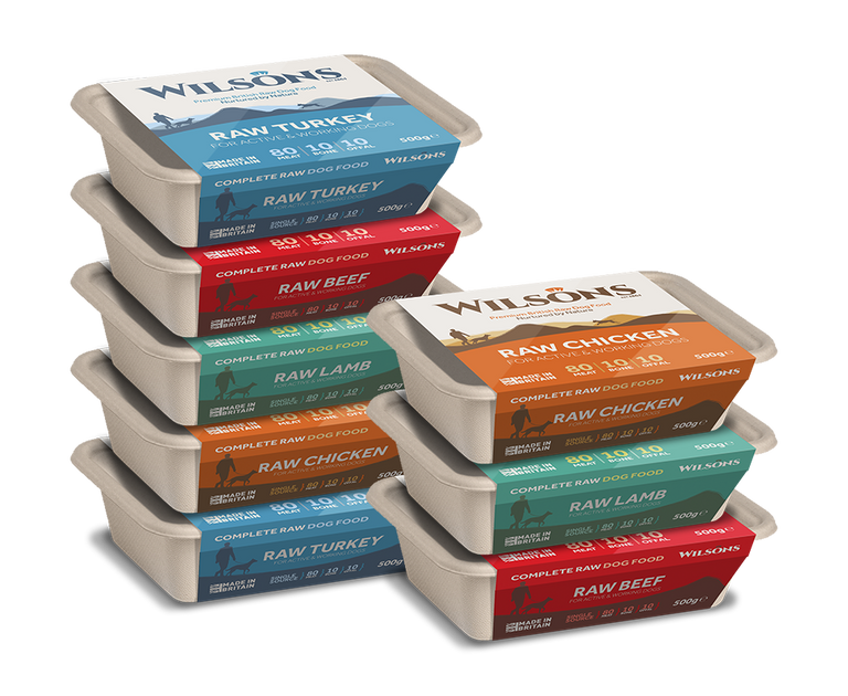 Raw Dog Food Raw Frozen Dog Food Made in The UK Wilsons Pet Food