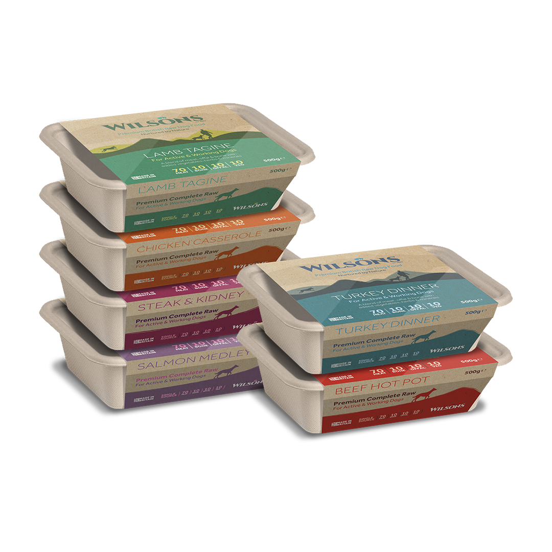Raw Frozen Dog Food Trial Box Made in the UK Wilsons Pet Food